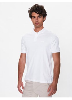 Calvin Klein Polo K10K111201 Biały Regular Fit ze sklepu MODIVO w kategorii T-shirty męskie - zdjęcie 170712836