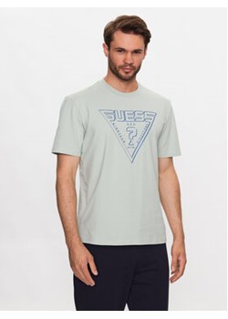 Guess T-Shirt Z3YI04 J1314 Niebieski Regular Fit ze sklepu MODIVO w kategorii T-shirty męskie - zdjęcie 170712857