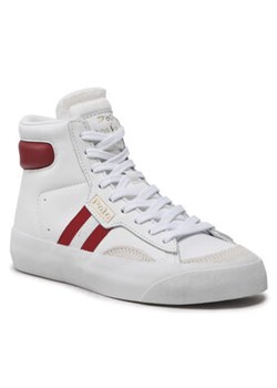 Polo Ralph Lauren Sneakersy Court Vulc Mid 804871995002 Biały ze sklepu MODIVO w kategorii Trampki damskie - zdjęcie 170712886