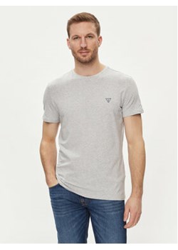 Guess T-Shirt Caleb U97M00 KCD31 Szary Slim Fit ze sklepu MODIVO w kategorii T-shirty męskie - zdjęcie 170712927