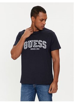 Guess T-Shirt M4GI62 I3Z14 Granatowy Regular Fit ze sklepu MODIVO w kategorii T-shirty męskie - zdjęcie 170712988