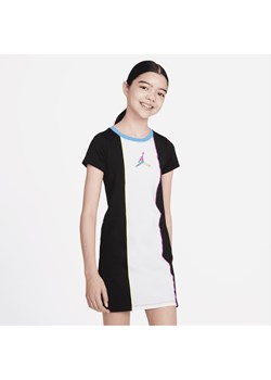 Sukienka typu T-shirt dla dużych dzieci (dziewcząt) Jordan - Czerń ze sklepu Nike poland w kategorii Sukienki dziewczęce - zdjęcie 170716739