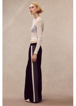 H & M - Spodnie sportowe z lampasami - Czarny ze sklepu H&M w kategorii Spodnie damskie - zdjęcie 170716946