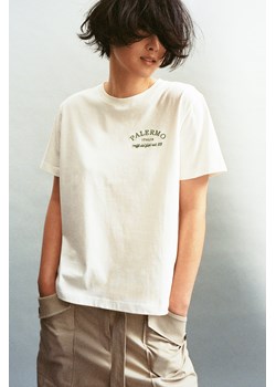 H & M - T-shirt z nadrukiem - Biały ze sklepu H&M w kategorii T-shirty męskie - zdjęcie 170716957
