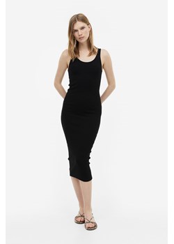 H & M - Sukienka bodycon w prążki - Czarny ze sklepu H&M w kategorii Sukienki - zdjęcie 170717029
