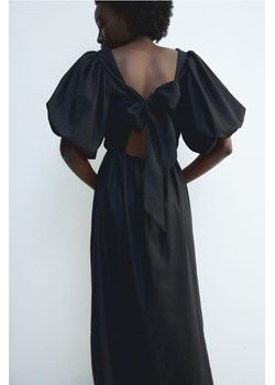 H & M - Sukienka z domieszką lnu - Czarny ze sklepu H&M w kategorii Sukienki - zdjęcie 170717158