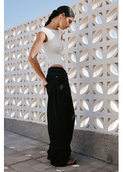 H & M - Body z kapturkowym rękawem - Beżowy ze sklepu H&M w kategorii Bluzki damskie - zdjęcie 170717159