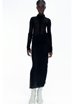 H & M - Siateczkowa spódnica ołówkowa - Czarny ze sklepu H&M w kategorii Spódnice - zdjęcie 170717196