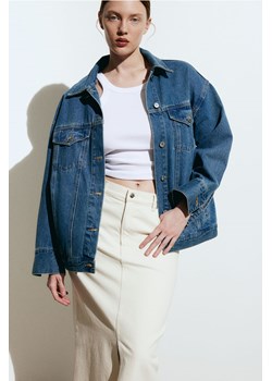 H & M - Luźna kurtka dżinsowa - Niebieski ze sklepu H&M w kategorii Kurtki damskie - zdjęcie 170717215