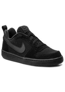 Nike Sneakersy Court Borough Low (GS) 839985 001 Czarny ze sklepu MODIVO w kategorii Buty sportowe damskie - zdjęcie 170717348