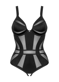 Obsessive czarne body z otwartym krokiem Chic Amoria, Kolor czarny, Rozmiar XS/S, Obsessive ze sklepu Primodo w kategorii Body damskie - zdjęcie 170718296