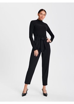 Sinsay - Spodnie eleganckie - czarny ze sklepu Sinsay w kategorii Spodnie damskie - zdjęcie 170722007