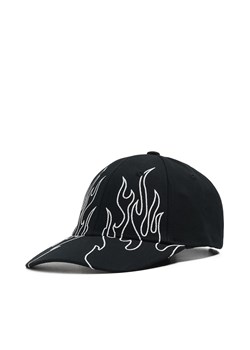 Cropp - Czarna czapka z daszkiem i motywem płomieni - czarny ze sklepu Cropp w kategorii Czapki z daszkiem męskie - zdjęcie 170724676