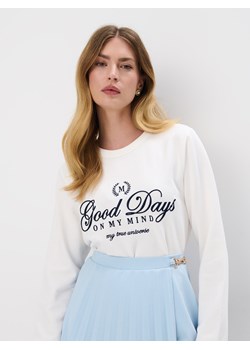 Mohito - Bluza z napisami - biały ze sklepu Mohito w kategorii Bluzy damskie - zdjęcie 170724708