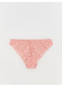 Reserved - Koronkowe majtki bikini - brzoskwiniowy ze sklepu Reserved w kategorii Majtki damskie - zdjęcie 170724857