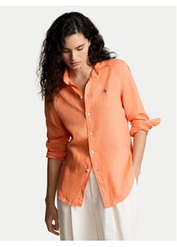 Polo Ralph Lauren Koszula 211920516016 Pomarańczowy Relaxed Fit ze sklepu MODIVO w kategorii Koszule damskie - zdjęcie 170726066