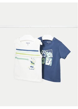 Mayoral Komplet 2 t-shirtów 01032 Niebieski Regular Fit ze sklepu MODIVO w kategorii T-shirty chłopięce - zdjęcie 170726088