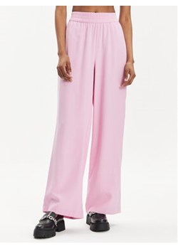 Vero Moda Spodnie materiałowe Carmen 10278926 Różowy Wide Leg ze sklepu MODIVO w kategorii Spodnie damskie - zdjęcie 170726167