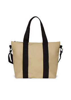 Rains Torba Tote Bag Mini W3 14160 Beżowy ze sklepu MODIVO w kategorii Torby Shopper bag - zdjęcie 170726325