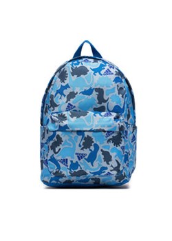 adidas Plecak Printed Backpack Kids IP3103 Niebieski ze sklepu MODIVO w kategorii Plecaki dla dzieci - zdjęcie 170726479