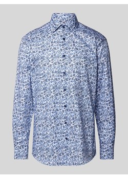 Koszula biznesowa o kroju modern fit ze wzorem na całej powierzchni ze sklepu Peek&Cloppenburg  w kategorii Koszule męskie - zdjęcie 170726609