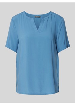Bluzka z wiskozy w jednolitym kolorze ze sklepu Peek&Cloppenburg  w kategorii Bluzki damskie - zdjęcie 170726727