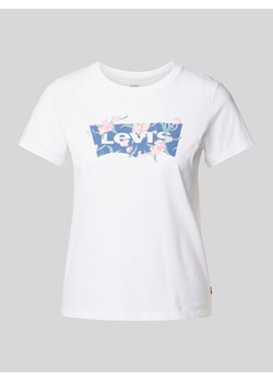 T-shirt z nadrukiem z logo ze sklepu Peek&Cloppenburg  w kategorii Bluzki damskie - zdjęcie 170726816