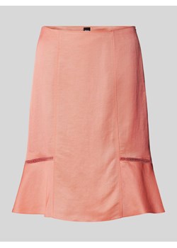 Spódnica o długości do kolan w jednolitym kolorze model ‘Vileina’ ze sklepu Peek&Cloppenburg  w kategorii Spódnice - zdjęcie 170726829