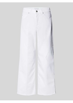 Jeansy o skróconym kroju regular fit model ‘Linn Fringe’ ze sklepu Peek&Cloppenburg  w kategorii Spodnie damskie - zdjęcie 170726845