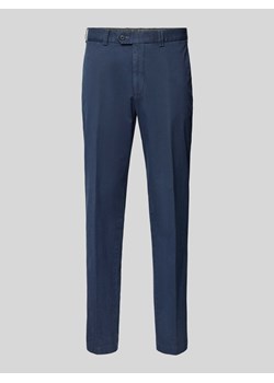 Spodnie o kroju slim fit w kant model ‘Teaker’ ze sklepu Peek&Cloppenburg  w kategorii Spodnie męskie - zdjęcie 170726896