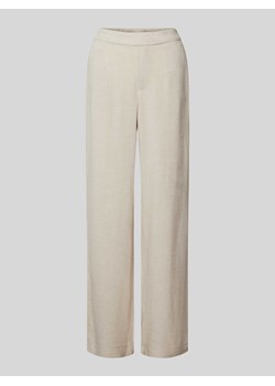 Spodnie materiałowe z szeroką nogawką i elastycznym pasem model ‘Sanne Aline’ ze sklepu Peek&Cloppenburg  w kategorii Spodnie damskie - zdjęcie 170726899