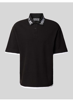 Koszulka polo z nadrukiem z logo ze sklepu Peek&Cloppenburg  w kategorii T-shirty męskie - zdjęcie 170727008