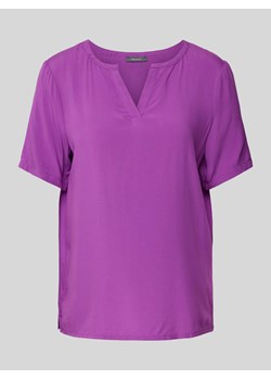 Bluzka z wiskozy w jednolitym kolorze ze sklepu Peek&Cloppenburg  w kategorii Bluzki damskie - zdjęcie 170727049