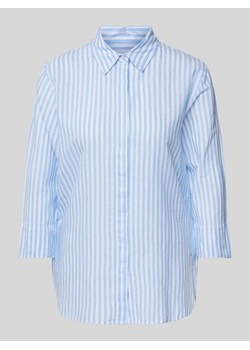 Bluzka lniana ze wzorem w paski model ‘STYLE.VICKI’ ze sklepu Peek&Cloppenburg  w kategorii Koszule damskie - zdjęcie 170727568