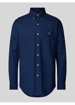 Koszula casualowa o kroju custom fit z wyhaftowanym logo ze sklepu Peek&Cloppenburg  w kategorii Koszule męskie - zdjęcie 170727699