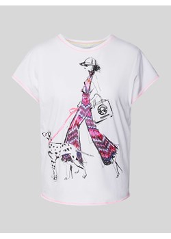 T-shirt z nadrukowanym motywem ze sklepu Peek&Cloppenburg  w kategorii Bluzki damskie - zdjęcie 170727808