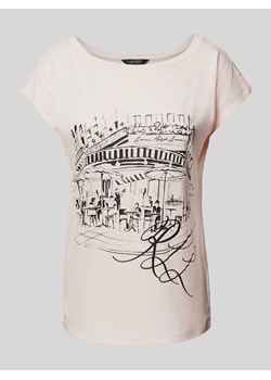 T-shirt z dekoltem w łódkę model ‘GRIETA’ ze sklepu Peek&Cloppenburg  w kategorii Bluzki damskie - zdjęcie 170728066
