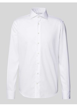 Koszula biznesowa o kroju slim fit z kołnierzykiem typu cutaway ze sklepu Peek&Cloppenburg  w kategorii Koszule męskie - zdjęcie 170728108