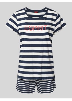 Piżama z nadrukiem z logo model ‘MIA’ ze sklepu Peek&Cloppenburg  w kategorii Piżamy damskie - zdjęcie 170728165