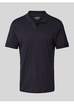 Koszulka polo z fakturowanym wzorem model ‘Clark’ ze sklepu Peek&Cloppenburg  w kategorii T-shirty męskie - zdjęcie 170728425