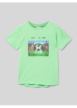 T-shirt z nadrukiem z motywem i napisem ze sklepu Peek&Cloppenburg  w kategorii T-shirty chłopięce - zdjęcie 170728449