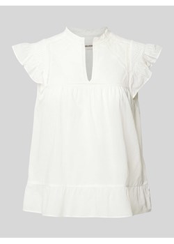 Bluzka z czystej bawełny ze sklepu Peek&Cloppenburg  w kategorii Bluzki damskie - zdjęcie 170728636
