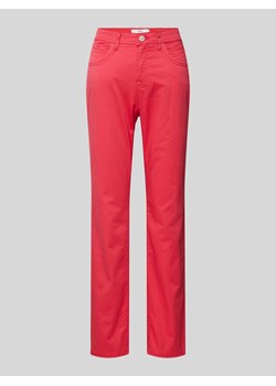 Jeansy z poszerzaną nogawką w jednolitym kolorze model ‘STYLE.CAROLA’ ze sklepu Peek&Cloppenburg  w kategorii Jeansy damskie - zdjęcie 170728749
