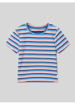 T-shirt w paski ze sklepu Peek&Cloppenburg  w kategorii Bluzki dziewczęce - zdjęcie 170728858