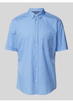 Koszula casualowa o kroju regular fit ze wzorem na całej powierzchni ze sklepu Peek&Cloppenburg  w kategorii Koszule męskie - zdjęcie 170728906