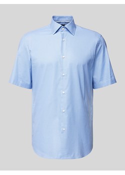 Koszula biznesowa o kroju regular fit z fakturowanym wzorem model ‘Joe’ ze sklepu Peek&Cloppenburg  w kategorii Koszule męskie - zdjęcie 170728919