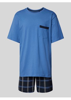 Piżama ze wzorem w kratę ze sklepu Peek&Cloppenburg  w kategorii Piżamy męskie - zdjęcie 170728985