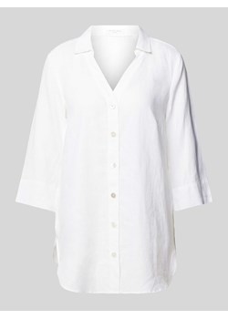 Bluzka z lnu z rękawem o dł. 3/4 ze sklepu Peek&Cloppenburg  w kategorii Koszule damskie - zdjęcie 170729087