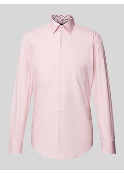 Koszula biznesowa o kroju slim fit z listwą guzikową ze sklepu Peek&Cloppenburg  w kategorii Koszule męskie - zdjęcie 170729218