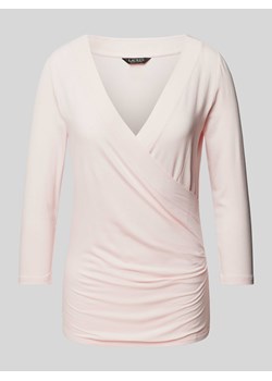 Bluzka z długim rękawem w stylu kopertowym model ‘ALAYJA’ ze sklepu Peek&Cloppenburg  w kategorii Bluzki damskie - zdjęcie 170729325